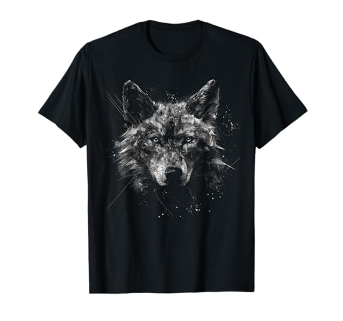 Wolf Art – Animales amante motivo lobo Camiseta