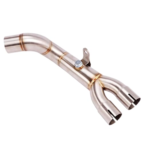 Pot d'échappement moto modifié slip-on en acier inox avec suppression catalyseur