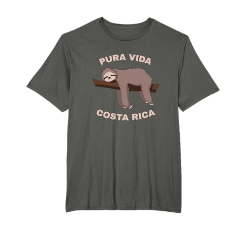Pura Vida Costa Rica - Cool Costa Rica Perezoso Camiseta