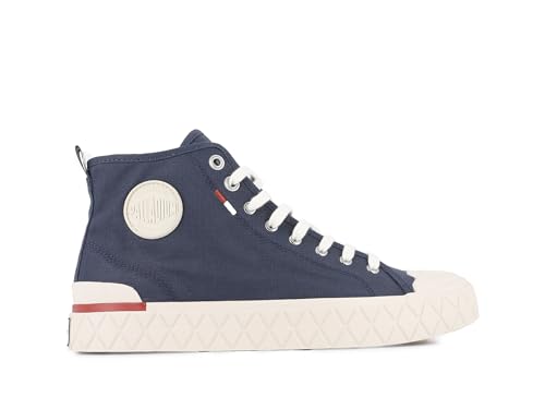 Image of Palladium Unisex Palla Ace Mid Organic Canvas Lace Up Sneaker