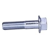 REMTUNE Brand M12-1.25 x 50mm ISO Grade 10.9 Hex Flange Bolt - JIS B1189, Partially Threaded, Japanese Industry Standard Hardware (1pc)
