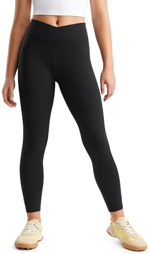 CRZ YOGA Girls Butterluxe Crossover Leggings