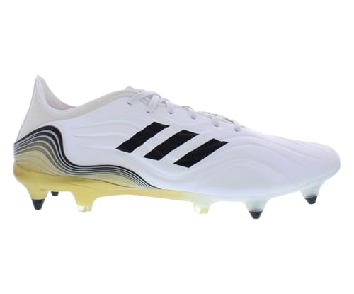 adidas Unissex adulto Copa Sense.3 Firm Ground, Calçado branco/branco/dourado metálico, 46