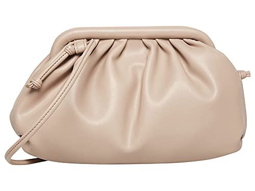 Steve Madden womens Steve Madden NIKKI Clutch Crossbody, Taupe, One Size US