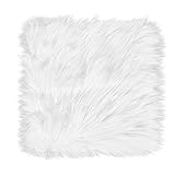 WLLHYF 10 Pulgadas Mini Cuadrado de Piel sintética Pequeño cojín de área esponjosa para el sofá Dormitorio Suelo Suave Silla Cojín de Asiento Alfombra de uñas para fotografiar el Fondo de la joyería