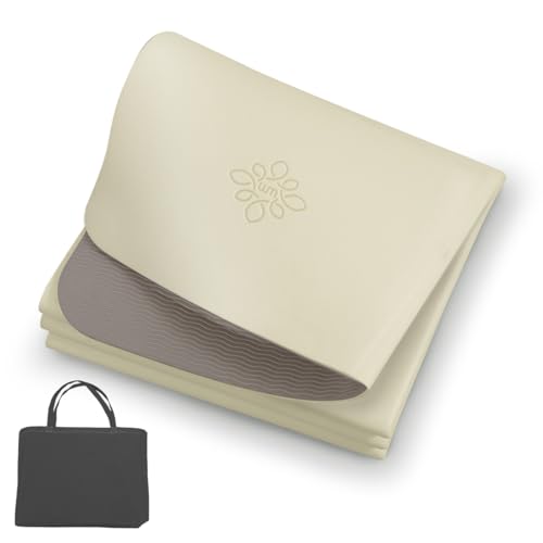 WEIMALL ���K�}�b�g �܂肽���� ����6mm �g���[�j���O �s���e�B�X �؃g�� �X�g���b�` �G�N�T�T�C�Y �����O�T�C�Y ���[ �����^�� �N�b�V������ ���ʊ���~�߉��H TPE�f�� �y�� 183x61cm �N���[���z���C�g YOGAM6AW WMFIT
