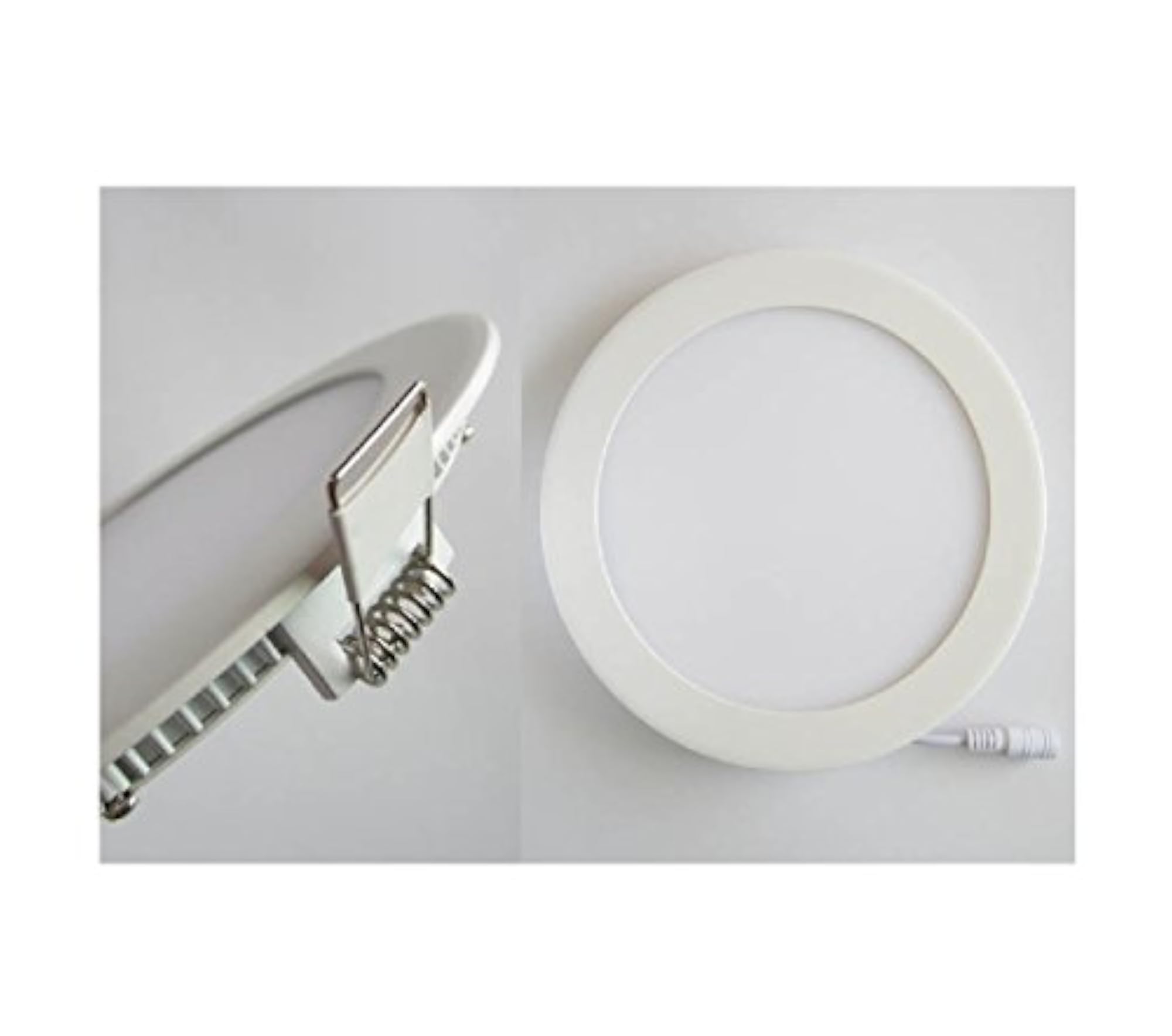 24W Round Slim LED Panel Light for False Ceiling, White