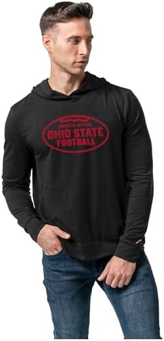 League Unisex Adult All Day Mens Hood image 2