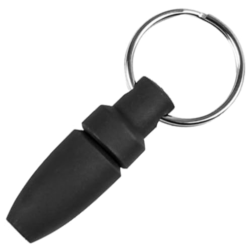 ibasenice Outil Perforateur pour Cigares en Silicone et Acier Inoxydable Porte-Clés Compact Mini Coupe-Cigares Portable pour Fumeurs Accessoire Pratique pour Trou de Cigare Usage Voyage