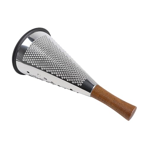Rallador manual de acero inoxidable con mango de madera miniatura 1