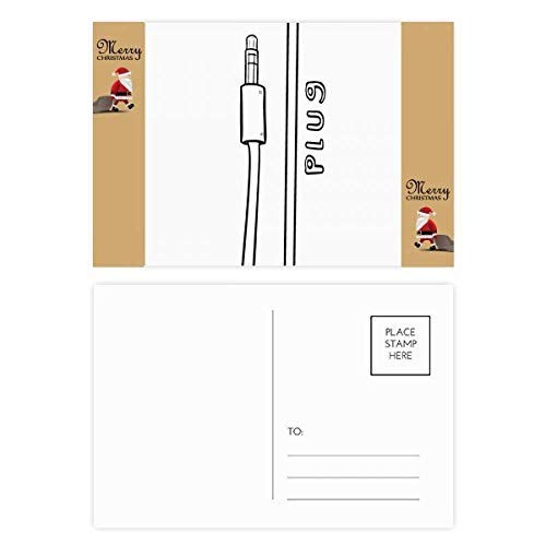 Prises pour écouteurs Père Noël universelles et bouchons anti-poussière jack pour téléphone