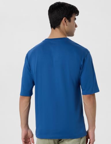 Image of Nobero Men's Oversized Graphic T-Shirt for Men | Soft Cotton | Drop Shoulder Relaxed Fit | Printed Casual Tshirt for Men