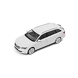 100% Skoda Original Zubehör Skoda 3V9099300S9R Superb Combi III Modellauto 1:43 Miniatur weiß
