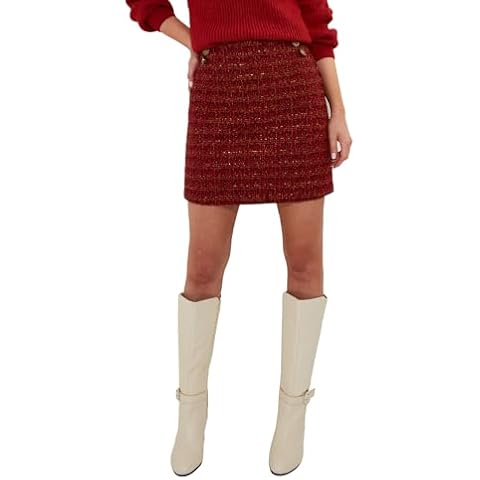 Jupe en tweed orange brûlé Joe Browns Cover