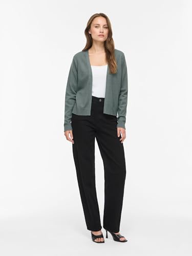 Vila Female Strickjacke VIRIL Kurzer offener – Ansicht 6