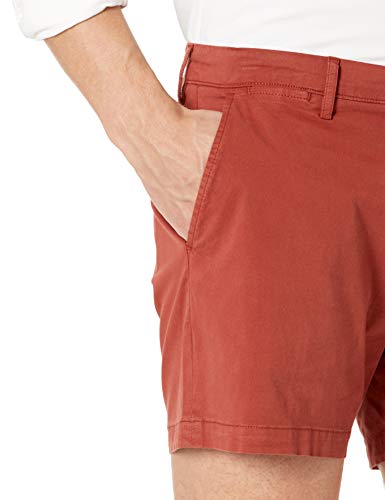 Image of Amazon Essentials Men's Slim-Fit 5 inch Lightweight Comfort Stretch Oxford Cotton Shorts