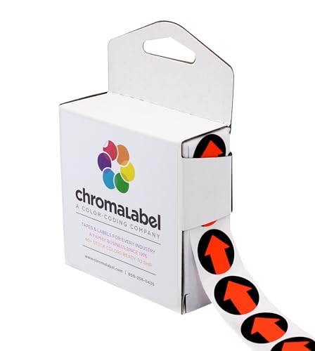 Stickers fléchés avec boîte distributrice de 1 000 gommettes