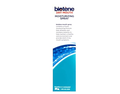 Biotene Moisturizing Dry Mouth Spray, Moisturizing Spray for Dry Mouth and Bad Breath, Gentle Mint - 1.5 fl oz (Pack of 4) - Thumbnail 5