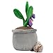 Russ Greenhouse 12-Inch African Violet Plant Plush - Ultrasoft Official Jazwares Plush - Ages 3+
