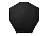 SenzΒ° Mini Windproof Umbrella, Manual Folding, 91 x 91 cm - Pure Black