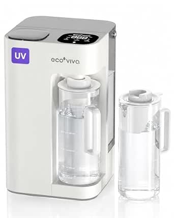 Mate 3 UV Countertop Reverse Osmosis Water Filter with 2 Auto-Fill Pitchers