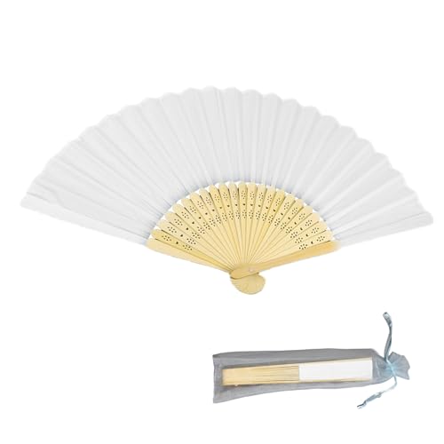 Imagen de Ventilador plegable de mano para fanáticos de la seda