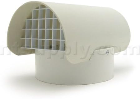 RadonAway Fan Pipe Cap with Screen for 4" PVC