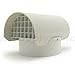 RadonAway Fan Pipe Cap with Screen for 4" PVC