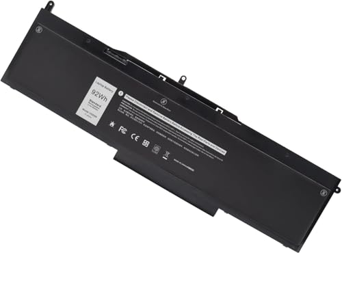 Batterie VG93N Dell Latitude 5580 haute capacité 92Wh pour autonomie prolongée