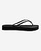 Havaianas Slim Flatform, Chanclas para Mujer, Negro (Black 0090), 37/38 EU