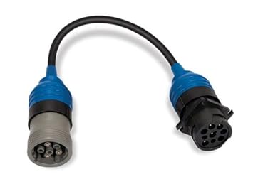 Diesel Laptops Nexiq 6 Pin to 9 Pin Deutsch Adapter for USB Link 2 and Link 3 with Diesel Explorer.