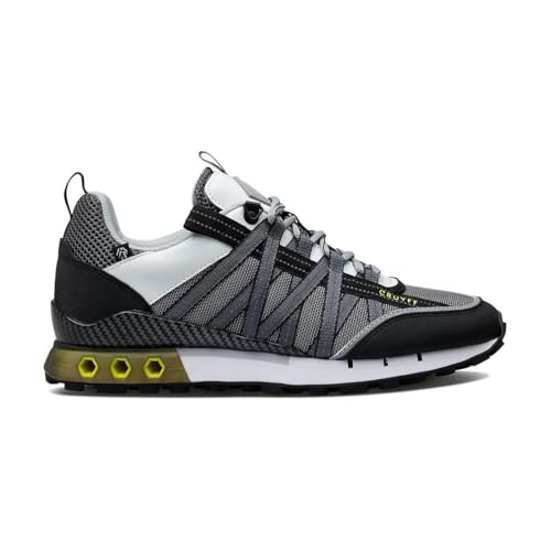 Cruyff Zapatillas Hombre FEARIA Hex-Tech CMF25020-152 (Negro, Sistema Tallas Calzado EU, Adulto, Números, Mediano, 43)