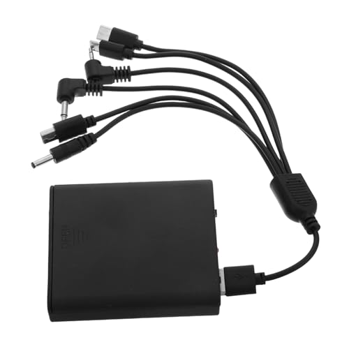 Hemobllo Emergency Battery Box for Electronic Locks Portable DC Power Supply Backup Battery Pack with Multi-Jack for Safe Box and Anti-Theft Door Locks