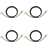 High Pressure Hydraulic Test Hose Kit 4PCS with Test Point 6FT/2M M16 x 1/4 Fittings for Automotive Industrial Pressure Testing