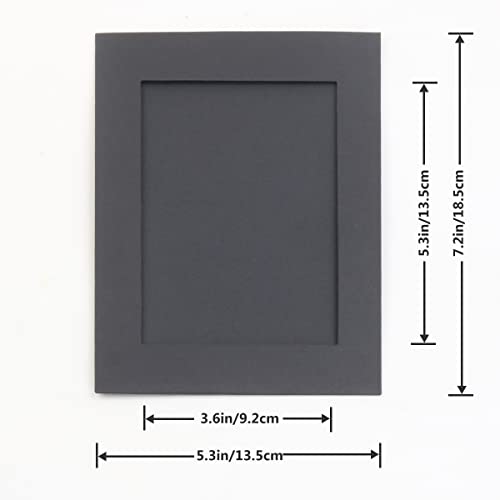 Longcan 5X7 Inch Paper Photo Frame, Diy Photo Frame Kraft Paper Creative Hanging Cardboard With Linen String And Clip, 3 Colors Of 20 Sheets (5X7) #TOP3