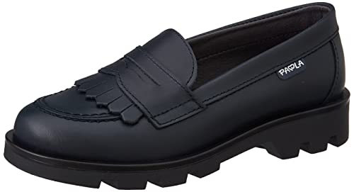 Paola 861720, Zapatos para Uniformes de Escuela, para Unisex niños, Azul, 31 EU