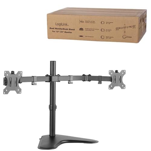 Soporte de mesa para dos monitores LogiLink 13-32 dual stand BP0045 2