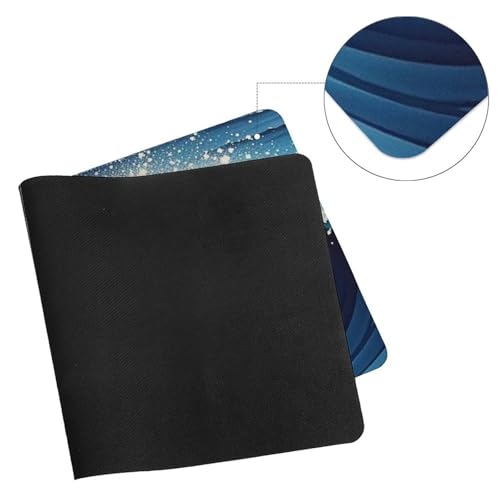 Pad para escritorio grande de caucho blanco antideslizante miniatura 7