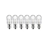 Sunlite 41069-SU LED Night Light Bulb S6 Indicator Lightbulb Non Dimmable, Chandelier E12 Base, 6...