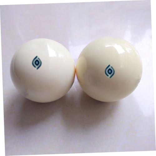 Boules blanches de billard professionnel en résine | Pack de 2 de rechange - 5
