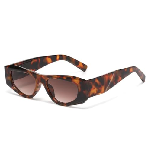 Lunettes de soleil asymétriques pour femmes et hommes style punk chic