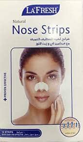 LA' Fresh Nose Strips Natural Deep Cleansing, 1x10 strips…