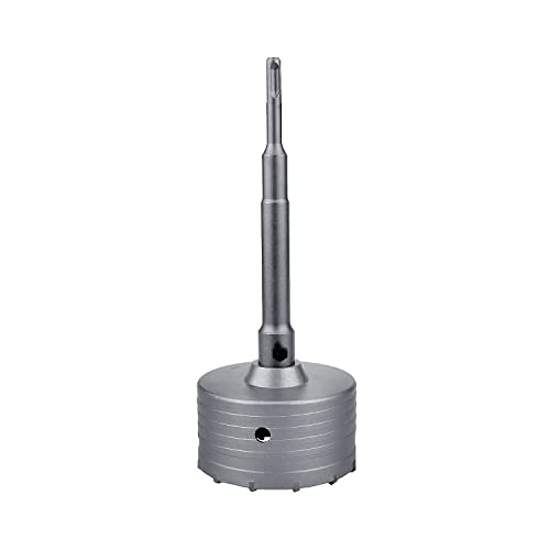 GUICGOC 110mm (4-1/3 inch) Concrete Hole Saw with 220mm SDS Plus Connecting Rod, Tungsten Carbide Teeth (7.7mm x 4mm) Cement Hole Saw for Concrete Cement Brick Wall Stone 110mm (4-1/3 inch) by GUICGOC - Image 5