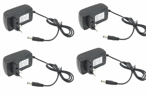 4 Alimentatori Alimentatore Stabilizzato Trasformatore 220V Telecamere 12V 2A 4P