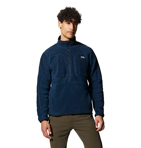 Image of Mountain Hardwear Men's HiCamp Fleece Pullover for Hiking, Travel, Backpacking, and Everyday Wear