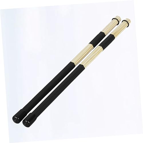2 baquetas de bambú para percusión color negro miniatura 2