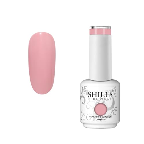 Image of SHILLS PROFESSIONAL UV /LED Soak Off Gel Polish (Gel Nail Polish) Nail Art Nail Polish Color Shade 159, Glossy Finish, 15ml