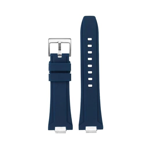[RWUXCYNTP] Tissot 1853 �X�[�p�[ �v���[���[ PRX �V���[�Y T137.410/T137.407 �V���R�����v�o���h�A�����Y ���C�Y�h �V���R�� �X�g���b�v T137 ���v�p(Blue-silver)