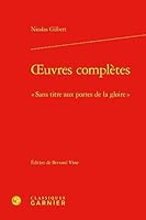 Oeuvres Completes: Sans Titre Aux Portes de la Gloire 2406145980 Book Cover
