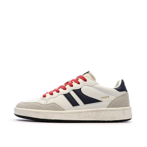 Baskets Teddy Smith Zapato au design blanc et marine épuré